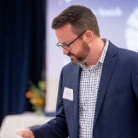 Attendees mingling prior to event start 15